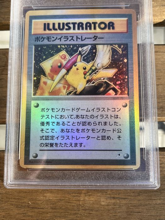 3 Pokemon Cards - Illustrator,Mewtwo & Dark Gengar