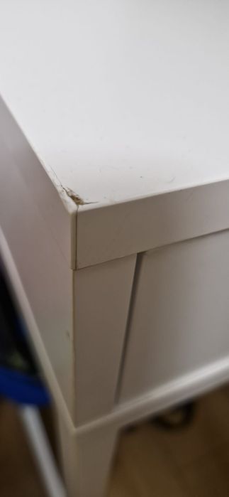 Birou Ikea cu sertare si sina suport