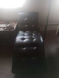 Кресло лежак из кожзама