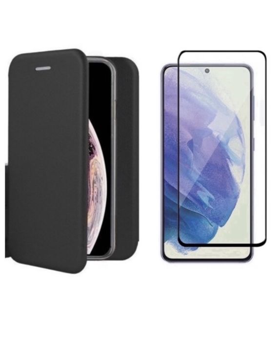 Oppo A57S/A38/A78/A98/A79 Husa/Carte Material Fin+ Folie Sticla Curb