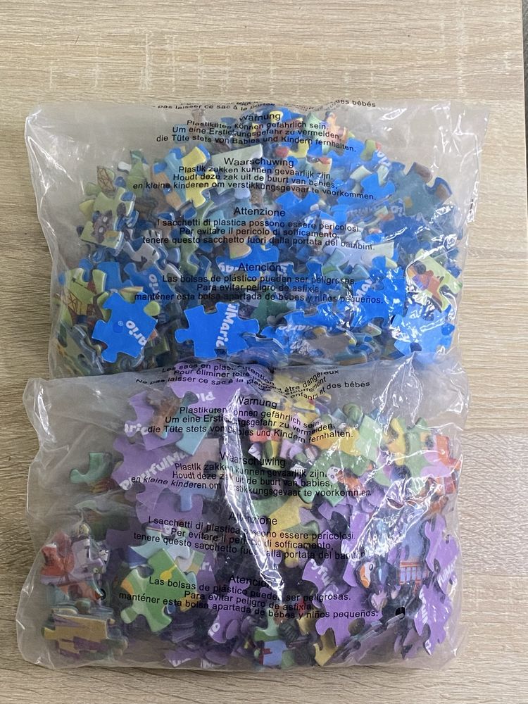 Пазл для детей 2 в 1. Цена 2500