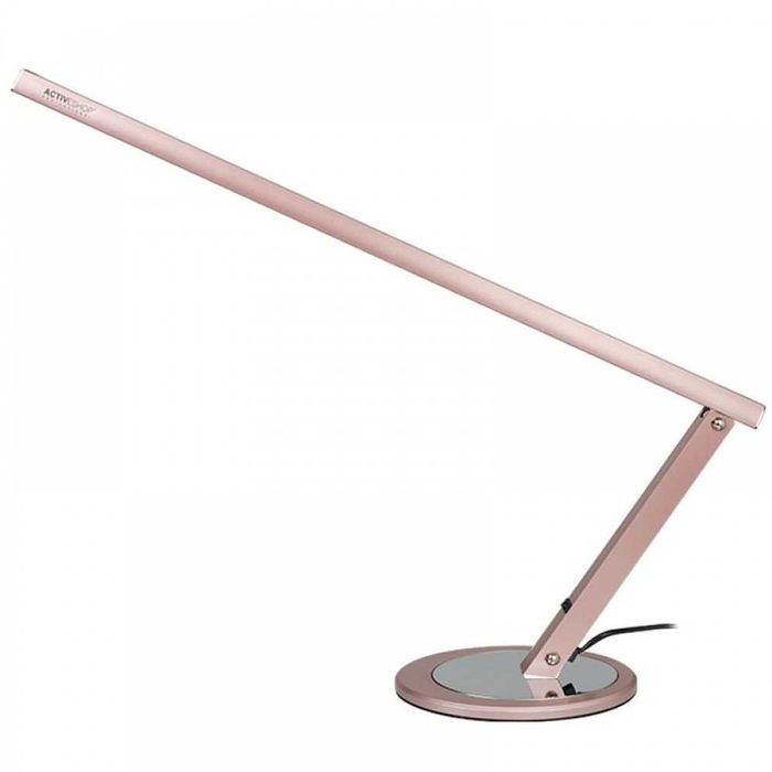 Лампа Slim 20W-розаво злато/бяла/ тъмно розово- настолна- флуоресцетна
