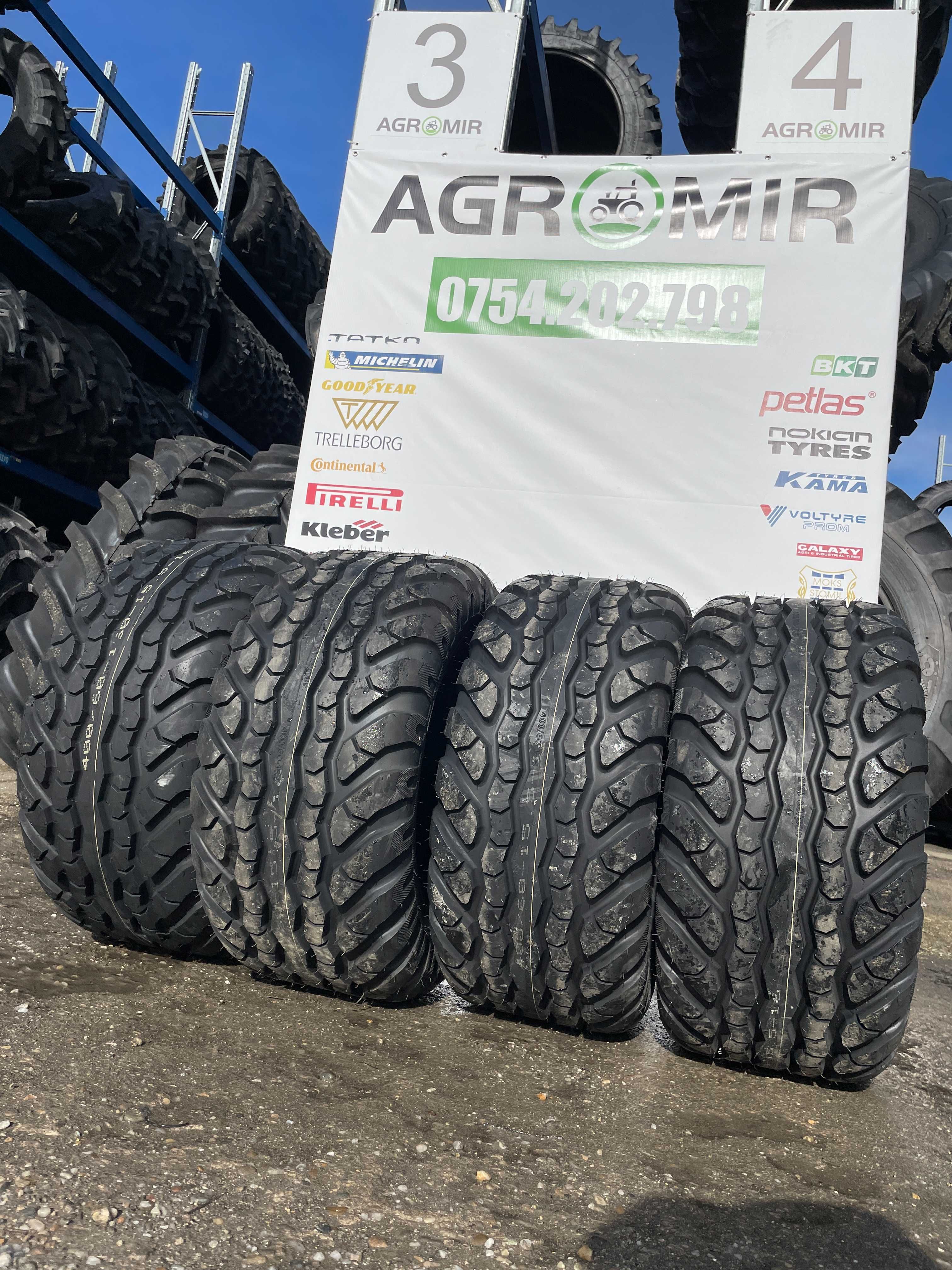 Anvelope noi 400/60-15.5 cu 16 pliuri radiale ROADMILE pt remorca