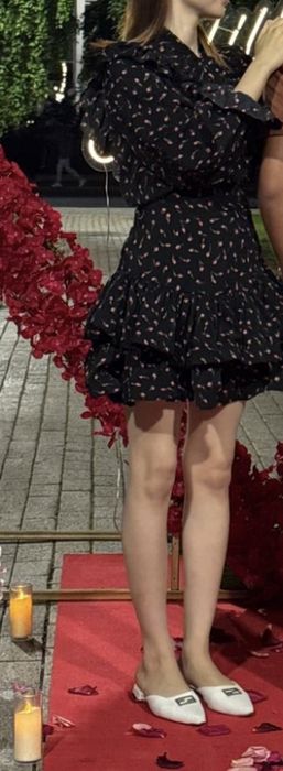 Двойка,кофта и юбка черный