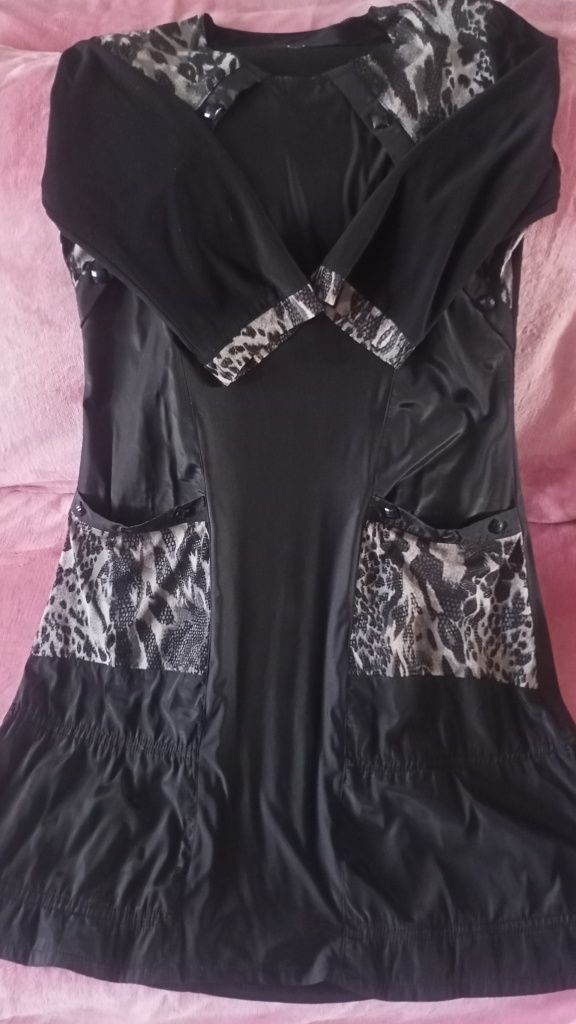 Женское  чёрное платье, 48-50 размер
