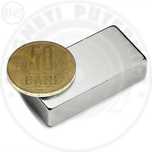 Magnet puternic neodim 25 kg forta 40x20x10 mm eoliana generator