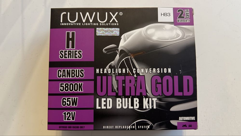 LED крушки HB3 RUWUX