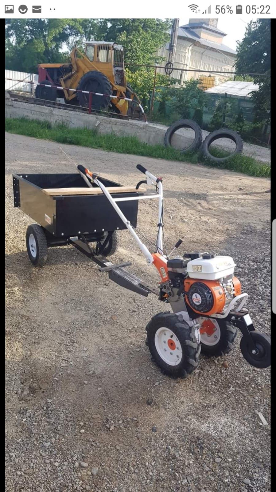 Remorca motocultor motosapa 5-7 atv tractor gazon pret 1000 lei se poa
