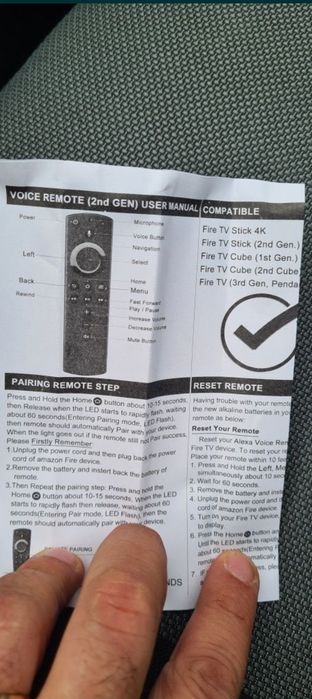 Telecomanda amazon fire tv 4k