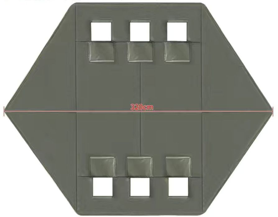 Теплый пол для палатки 3,2м.