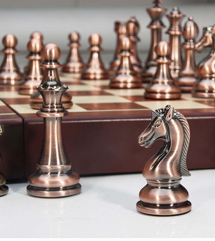 Шахматы металлические  29 см