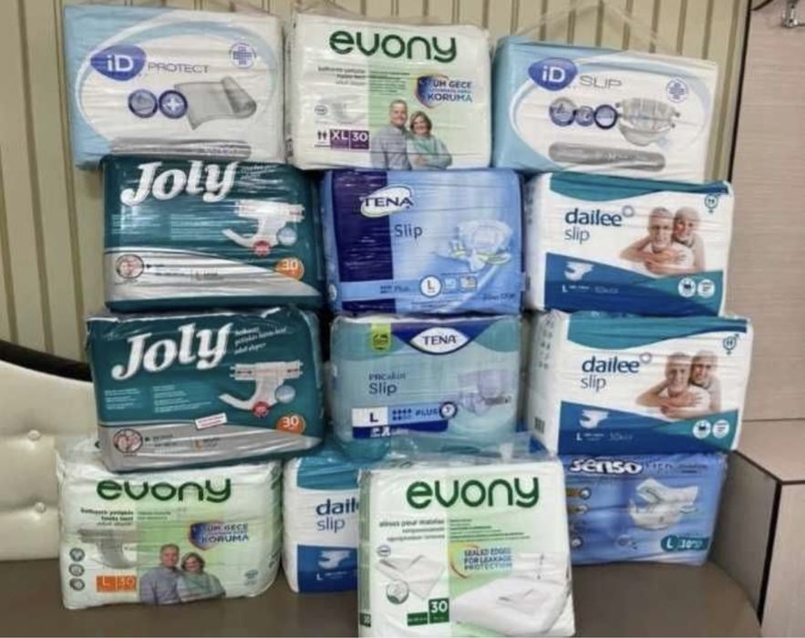 Памперсы,подгузники(трусы) для взрослых,пеленки, С,M,L,XL(1,2,3,4)