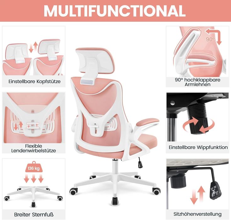 Ергономичен офис стол