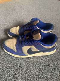 Nike Dunk Low Blue Suede