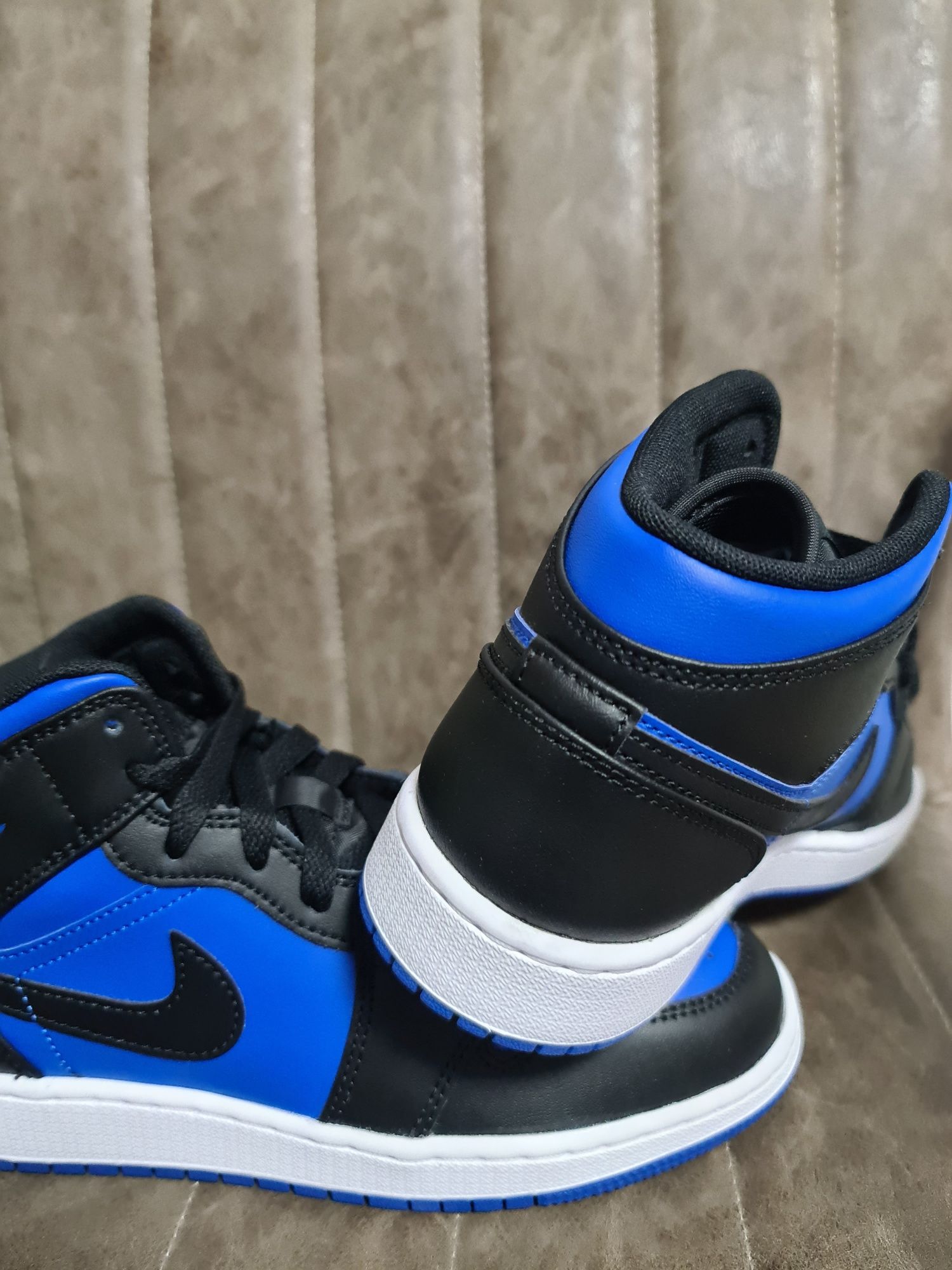 Jordan 1 Mid Black Royal Blue(36.5-38)