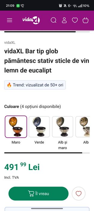 Bar tip glob pământesc