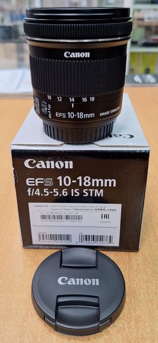 Canon EF-S 10-18m (широкоугольник,стаб,мотор,абсолютно как новый)