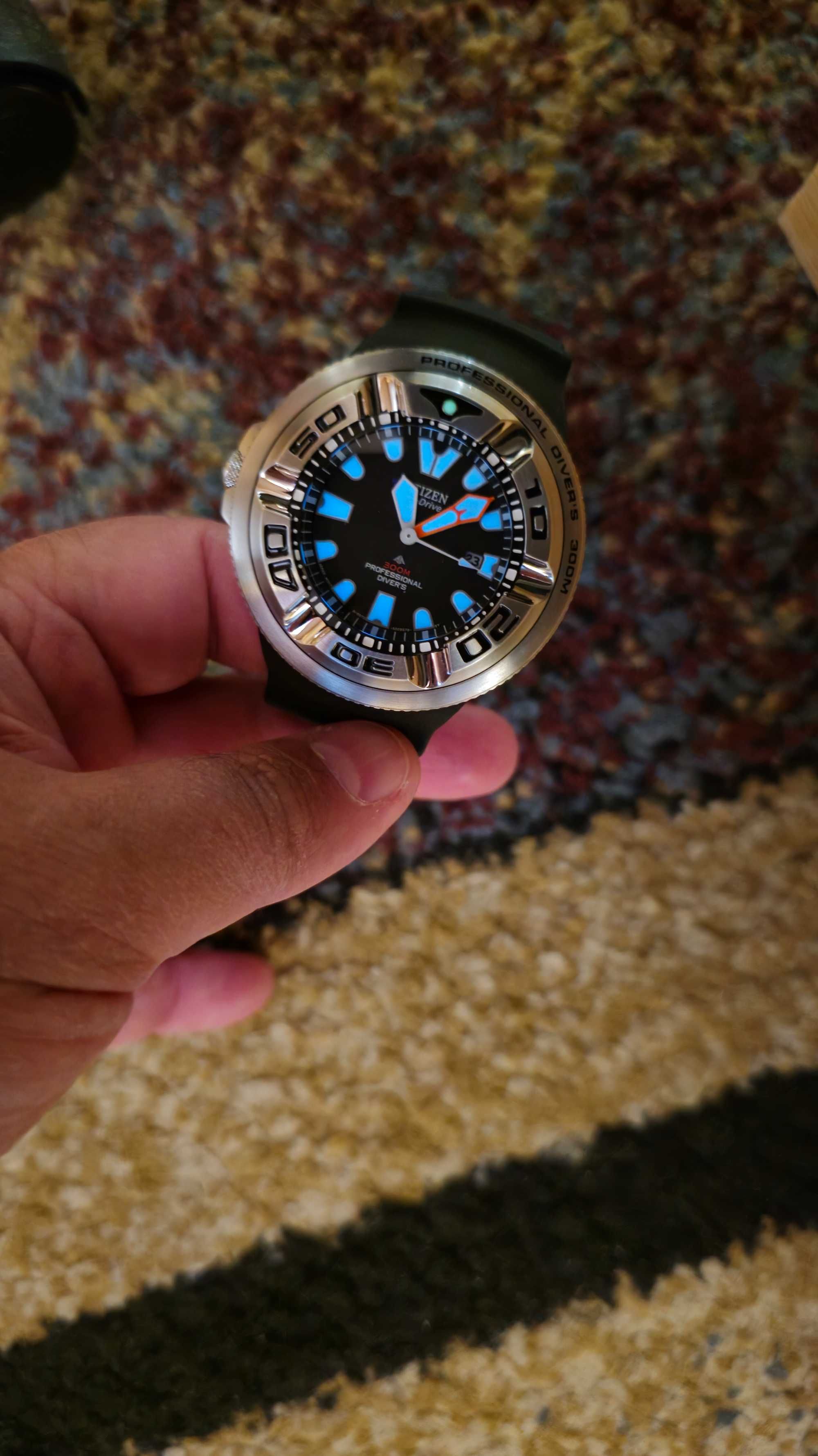 Vand Citizen- Promaster Marine -eco drive-BJ8050-08E-stare ff buna.