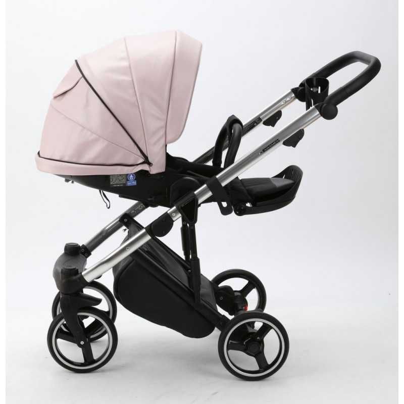 Carucior Bebelusi 3 in 1 Lumi Air Adamex Deluxe Roz ( kit complet )
