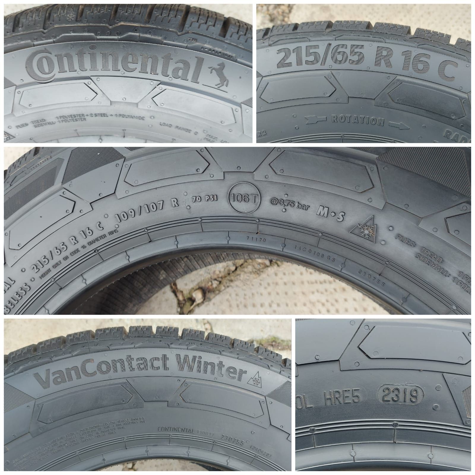 O bucată 215/65 R16C M+S iarnă - una Continental Michelin Pirelli