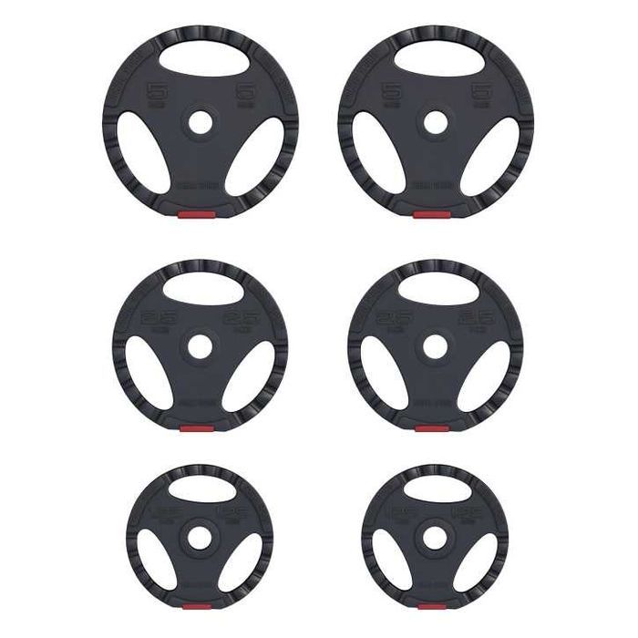 Set bară SZ și discuri cu grip 25 kg
