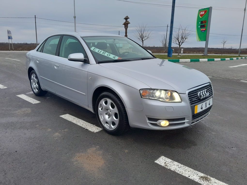 Audi A4 2 L TDI 140cp Quatro 4x4 an 2007 Euro 4