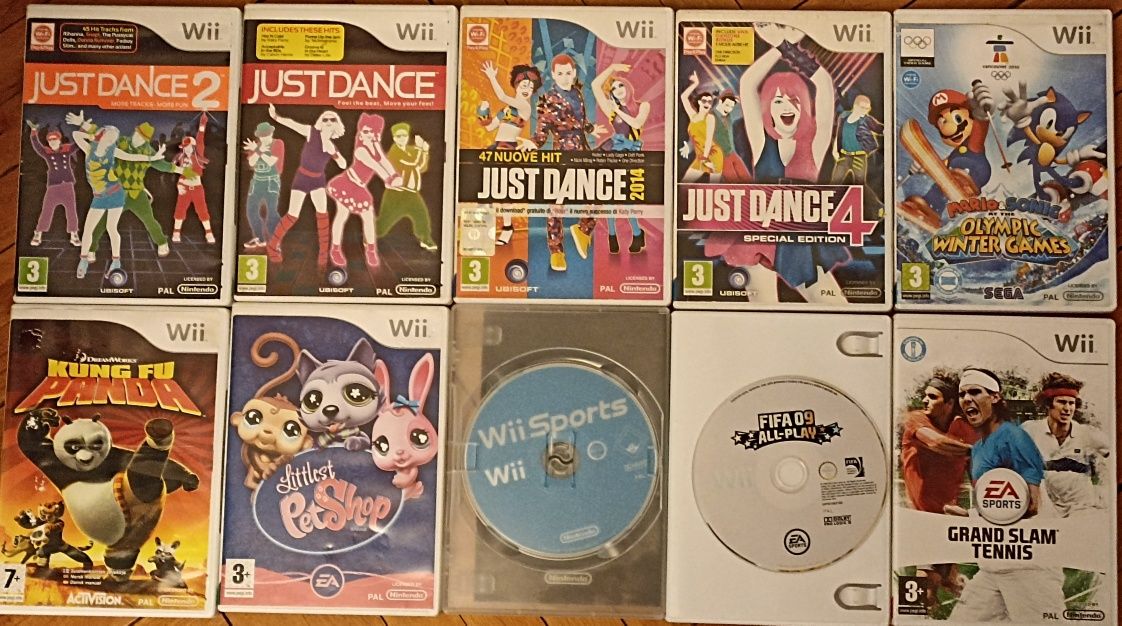 CD-W.i.i., stare foarte bună sau chiar noi, originale-Nintendo.