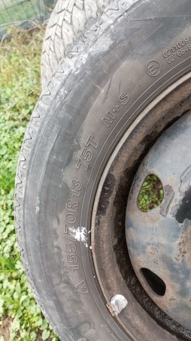 2 cauciucuri all season 155/70/13