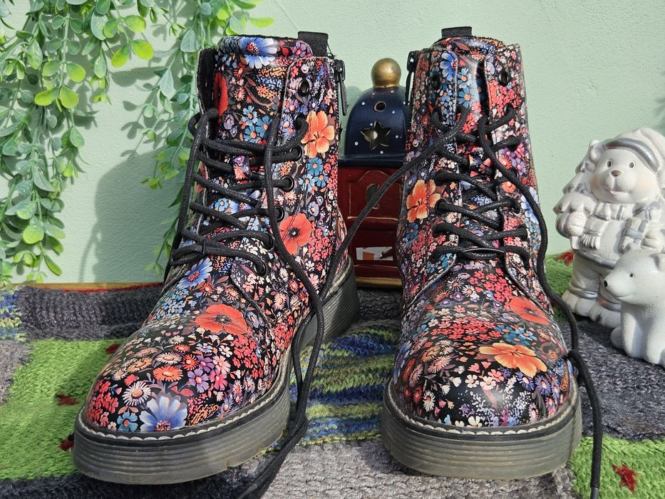 Tom Tailor флорални боти N40