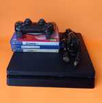 PlayStation 4,500 GB ,3 jocuri