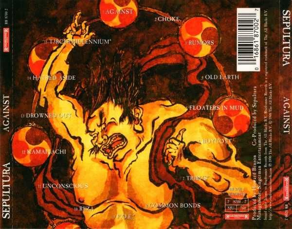 CD Sepultura - Against 1998