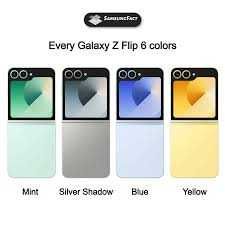 НОВ! Samsung Z Flip 6 5G 256GB Silver / Blue / Mint / Yellow
