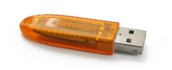 Криптоключ KAZTOKEN (защищенный носитель) для ЭЦП, Казначейство-клиент