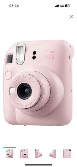 Instax mini 12+ розовый