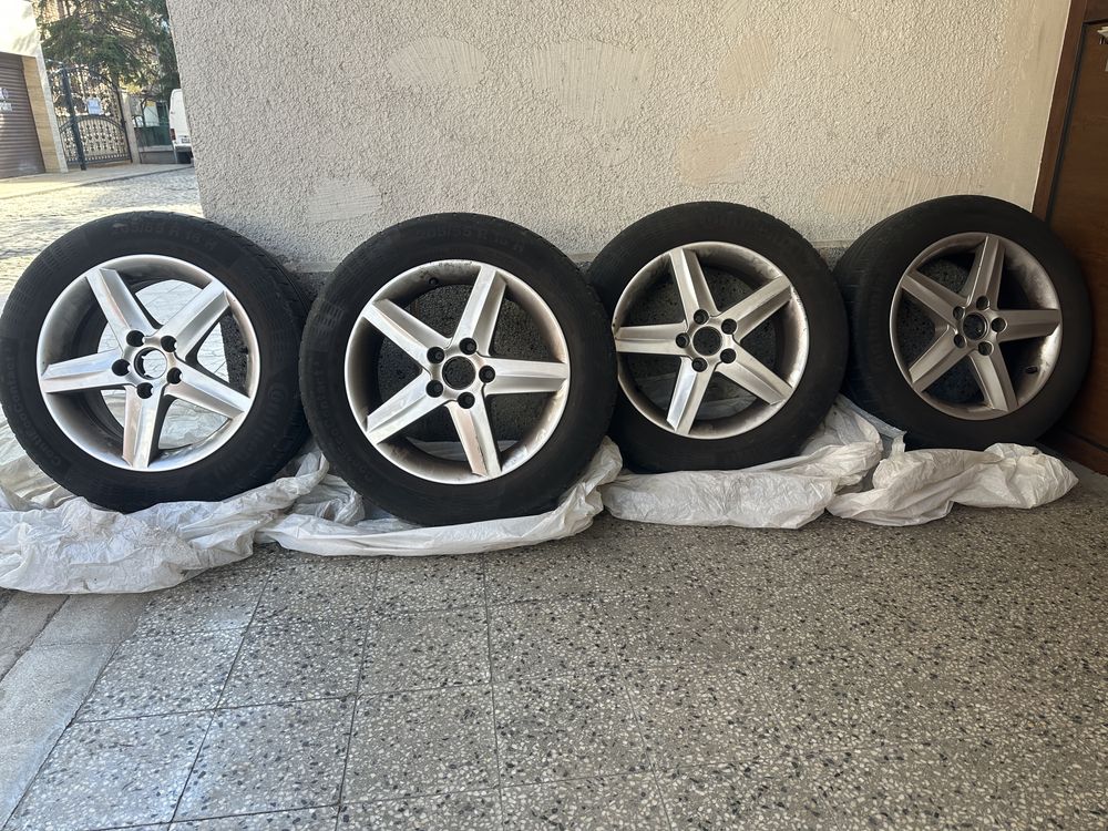 4бр. Алуминиеви джанти 5х1112 с гуми заSeat, VW, Audi, Skoda, Mercedes