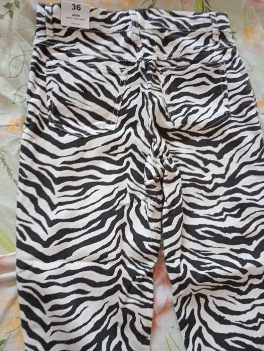 Дънки Mango,нови цвят зебра