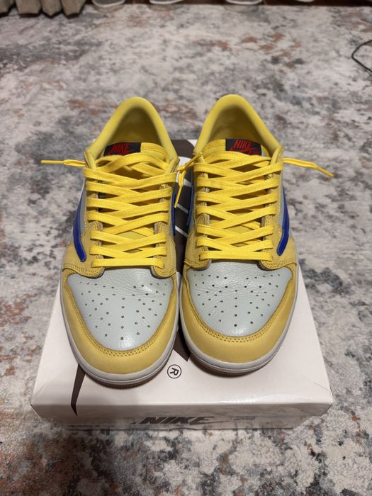 Jordan 1 Travis scott canary yellow