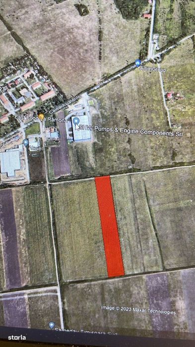 Teren de vanzare 2.2 ha, Ghiroda - Aeroport