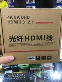 HDMI оптика кабель 50м премиум класса 4K 8K 3D 2160P