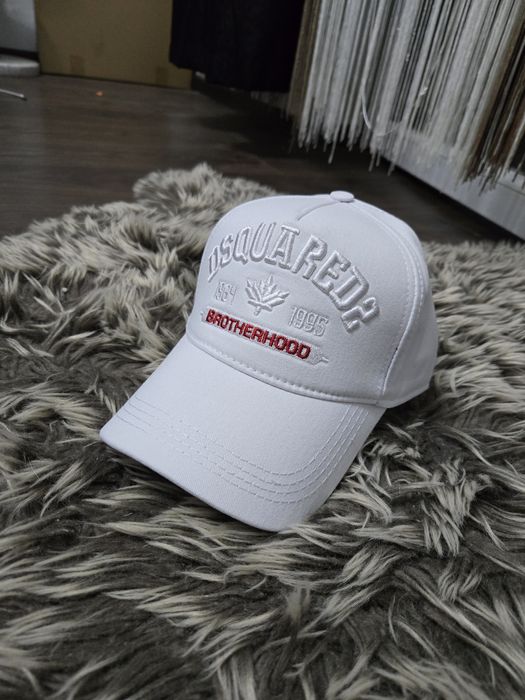 Șapcă Dsquared2 BrotherHood alba Premium