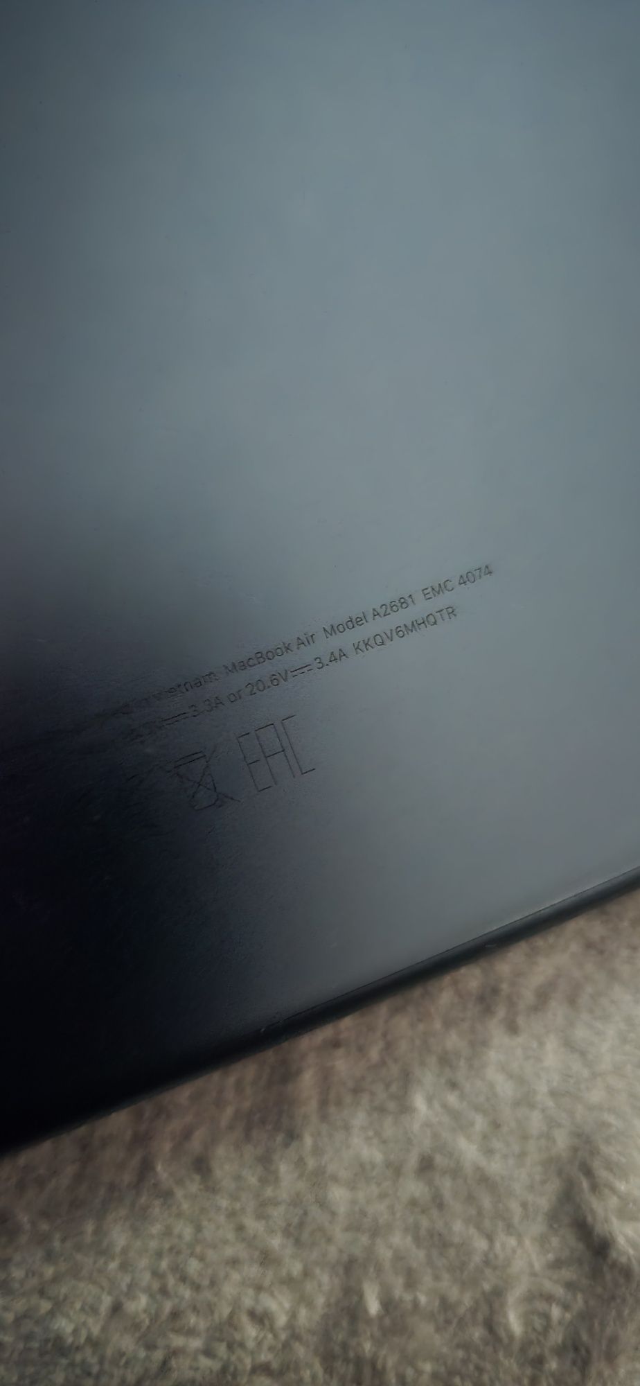 MacBook Air A2681 на части