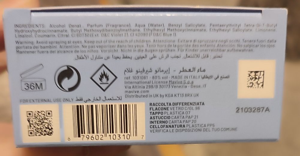 Parfum Ermano scervino