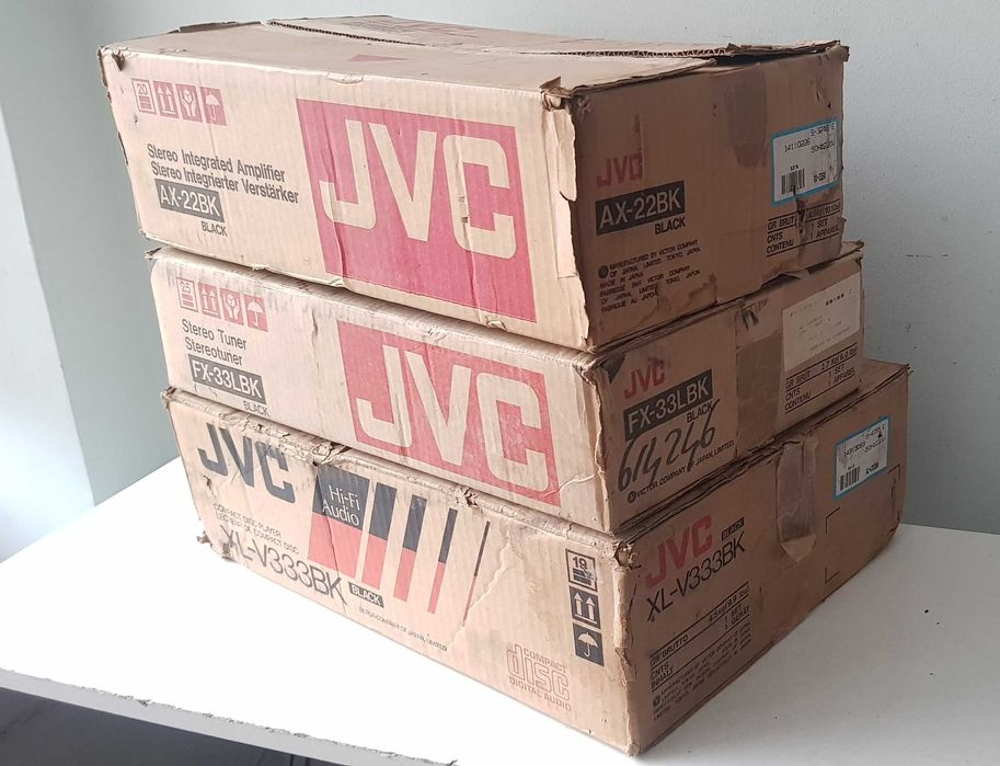 JVC linie la cutie CD Amplificator Tuner AX 22 XL V333 FX 33 L audio