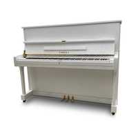 Pianina noua Yamaha U1, model deosebit, Alb