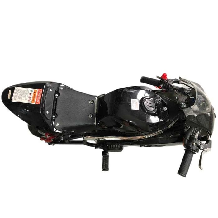 Mini motocicleta copii MiniRocket PS88 50cc negru