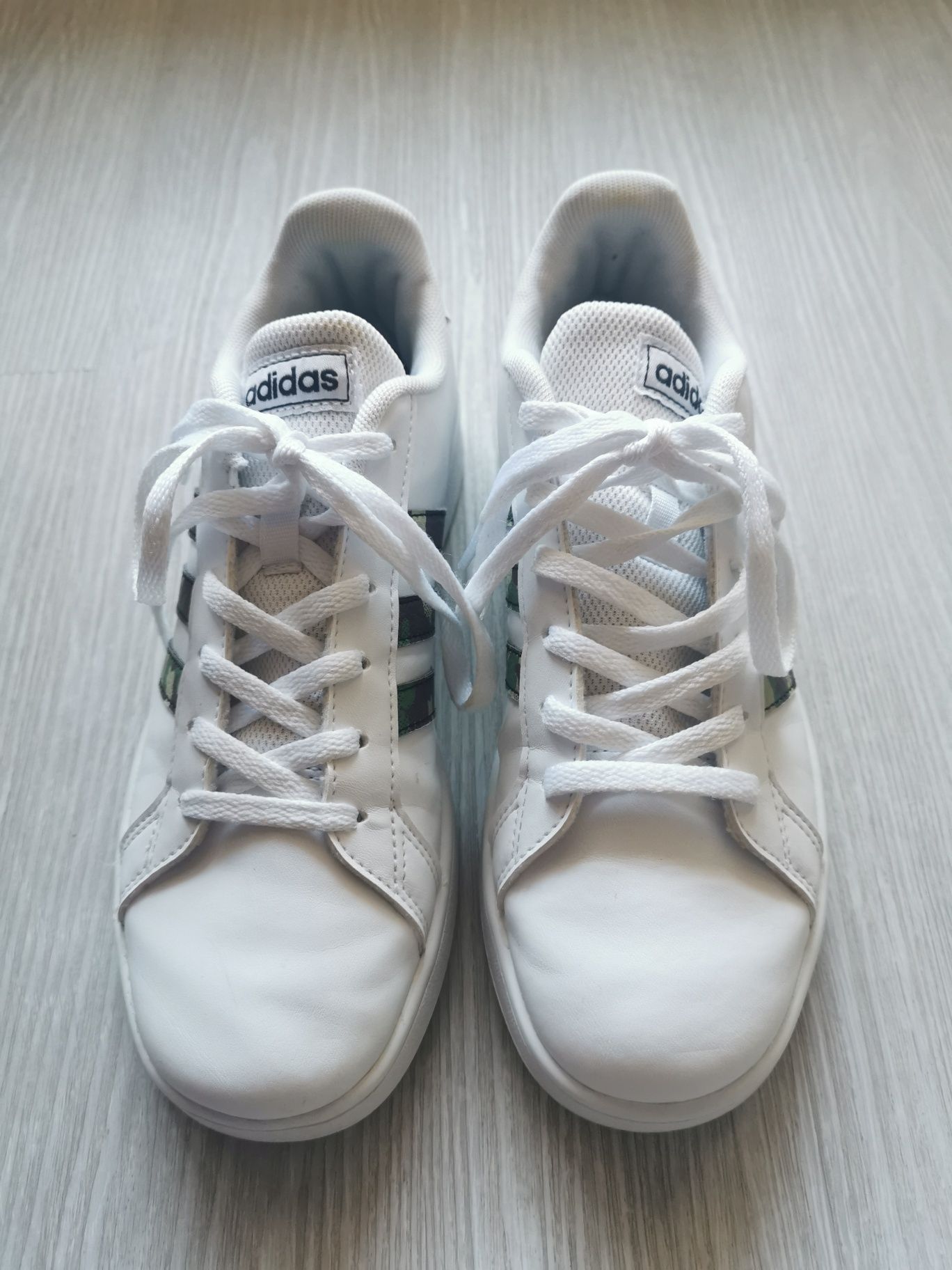 adidas - Маратонки grand court 2.0 k 36.2/3, Бял