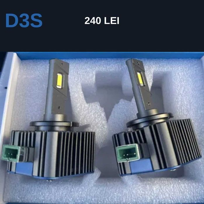 Becuri led auto D1S/D2S/D3S conversie xenon LED, PLug&play, 21000LM