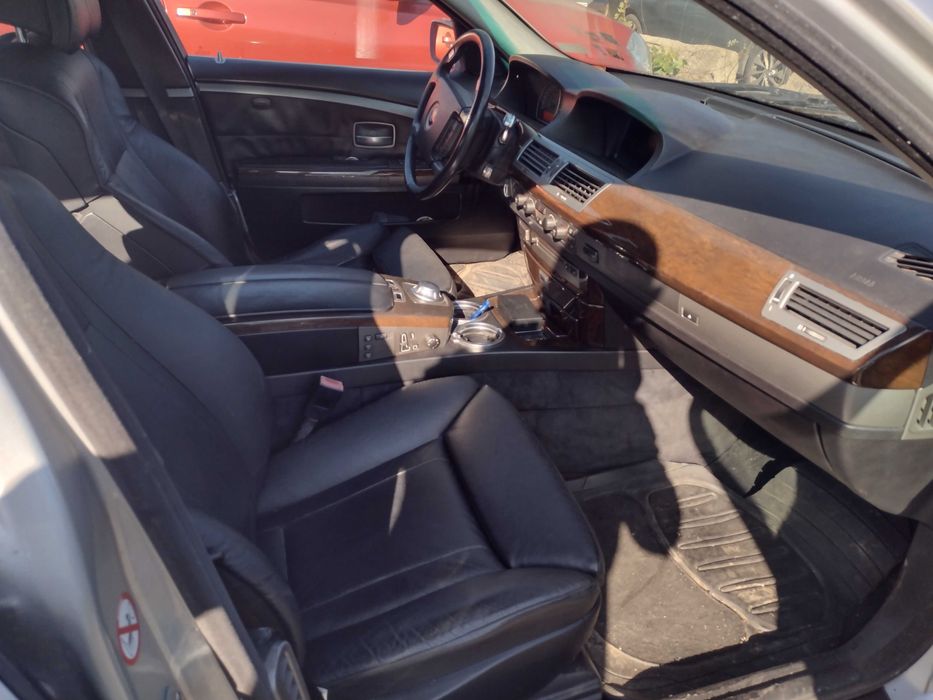 BMW 745il,в движение,кожен салон