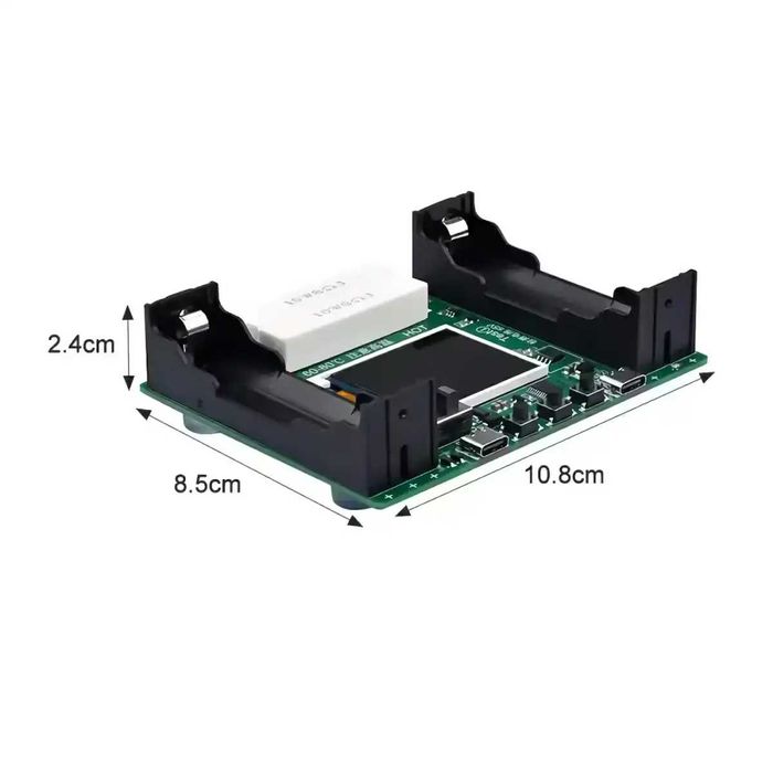 Tester capacitate baterii acumulatori li-ion tip 18650