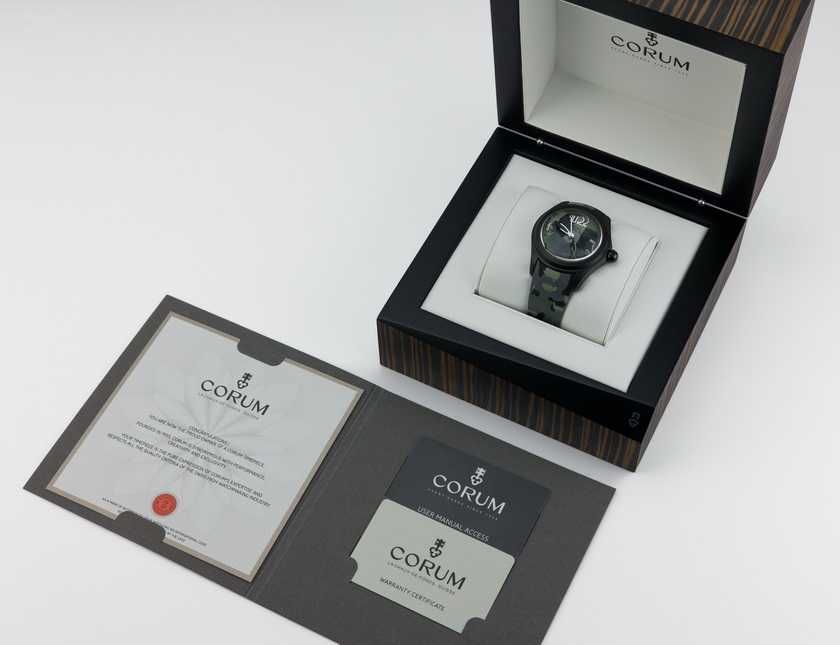 Corum Bubble 47 Green Camouflage 082.310.98/0177 CA02 Limited Edition